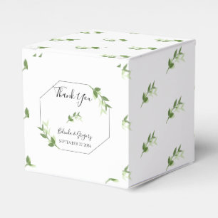 Ballotins Mariage de cadre Feuilles de jardin verdoyant