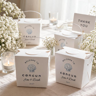 Ballotins Mariage de Destination Bleu Coquillage
