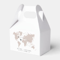 Mariage de destination de carte du monde QUINN Blu