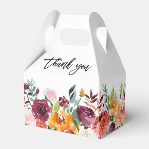 Ballotins Mariage de fleurs florales de Bourgogne d'automne