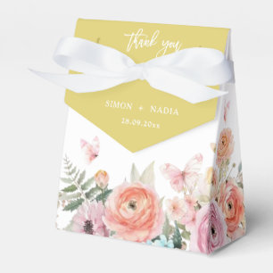 Ballotins Mariage de jardin aux papillons Ranunculus et au c