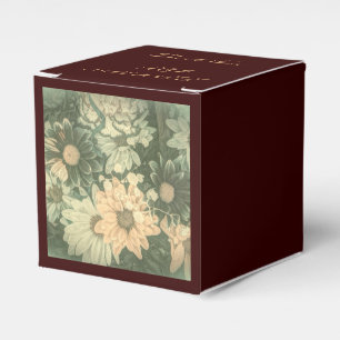 Ballotins mariage de marguerite d'été rétro hippie bohème