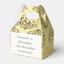 Mariage de modèle damassé or or or or