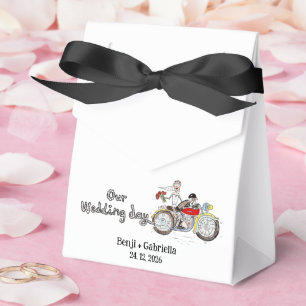 Ballotins Mariage de moto Mariée et marié