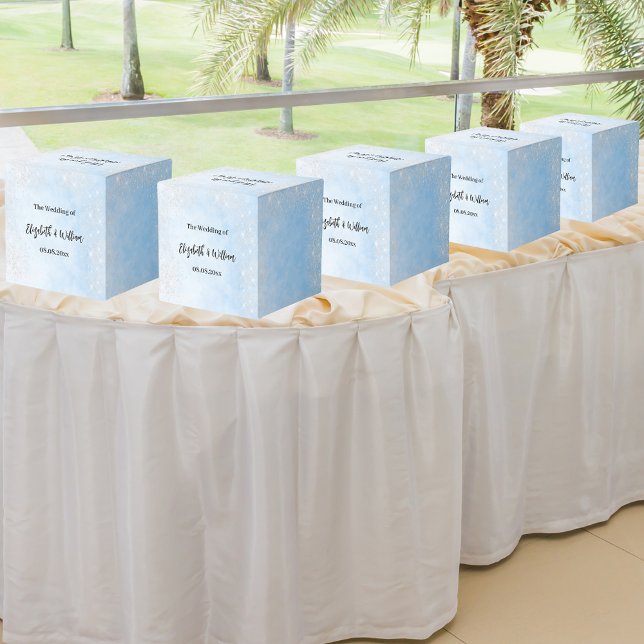 Ballotins Mariage de parties scintillant bleu clair (Créateur téléchargé)