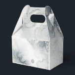 Ballotins Mariage de plage aquarelle gris bleu et or<br><div class="desc">Articles assortis disponibles.</div>