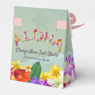 Ballotins Mariage de plage Hawaiian coloré thème