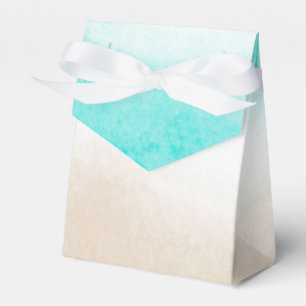 Ballotins Mariage de plage subtil aquarelle sarcelle et bron