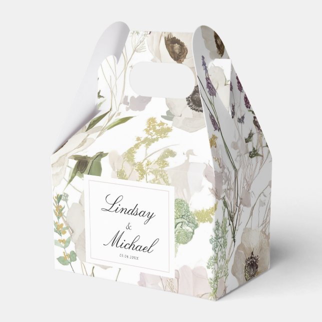 Ballotins Mariage de printemps moderne (Verso)