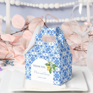 Ballotins Mariage de tuiles et citrons bleu méditerranéen