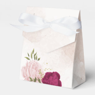 Ballotins mariage de végétation fleurie rose magenta