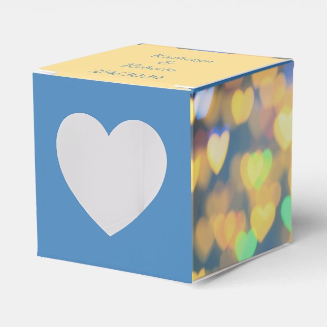 Ballotins Mariage des coeurs brillants (Verso)