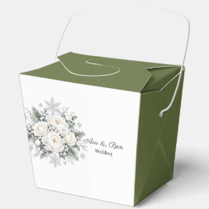 Ballotins Mariage d'hiver Noël aux Roses Blanches