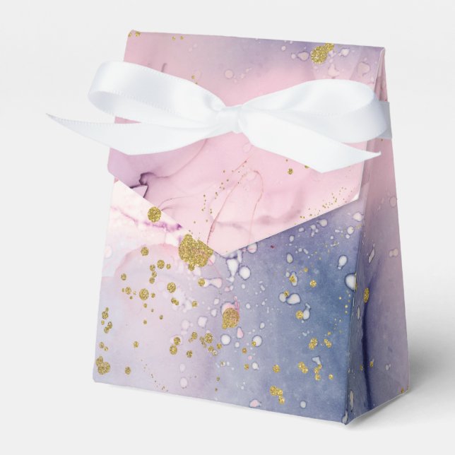 Ballotins Mariage d'Imaginaire Ethereal Periwinkle rose Gold (Verso)