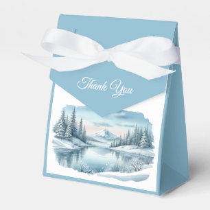 Ballotins Mariage du lac Snowy Mountain Winter Lake