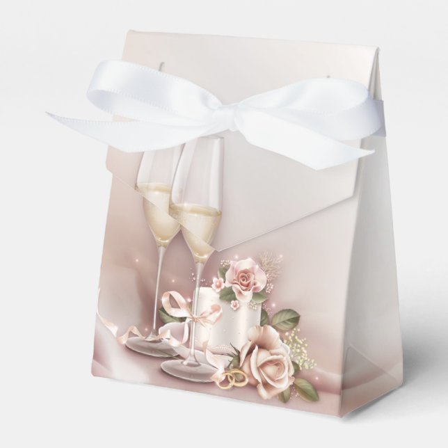 Ballotins Mariage élégant au Champagne (Verso)