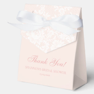 Ballotins Mariage Élégant Dentelle Rose Fête de Mariée