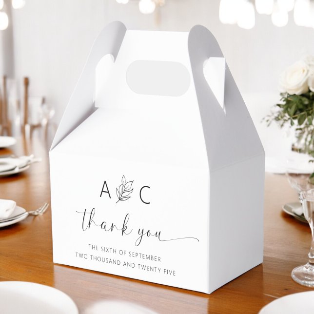 Ballotins Mariage élégant minimaliste moderne (Créateur téléchargé)