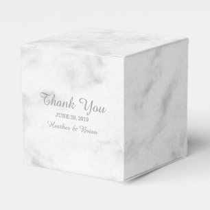 Ballotins Mariage en marbre gris élégant