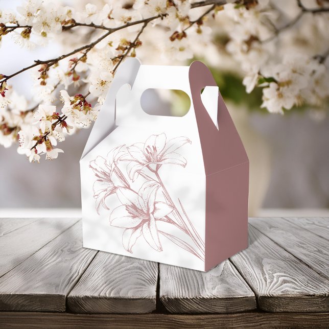 Ballotins Mariage en plan rose Lily (Créateur téléchargé)