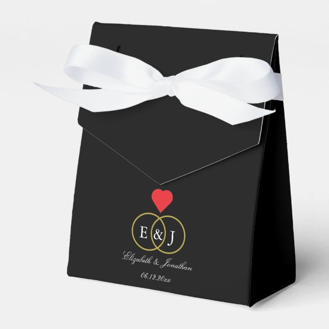 Ballotins Mariage Entwin Rings (Verso)
