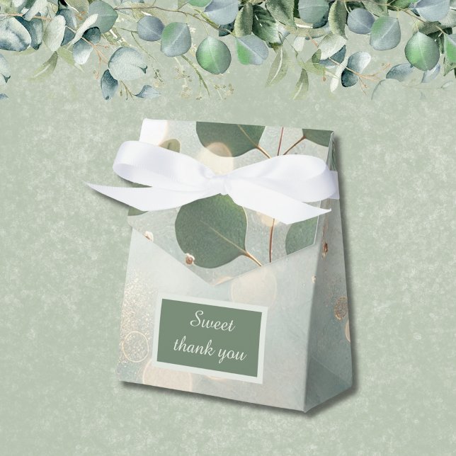 Ballotins Mariage Eucalyptus Vert Sage romantique (Créateur téléchargé)