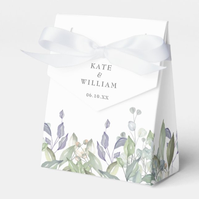 Ballotins Mariage Feuillage Verdure Lilas Sauge (Verso)