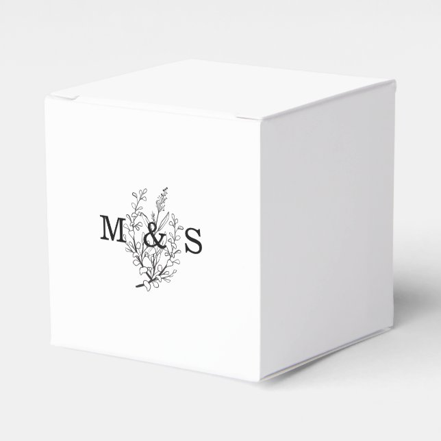 Ballotins Mariage fleur sauvage (Verso)
