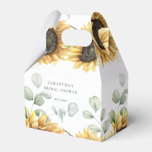 Ballotins Mariage Fleurissant Eucalyptus Tournesol Shower de