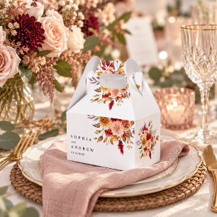 Ballotins Mariage Fleurs d'Automne