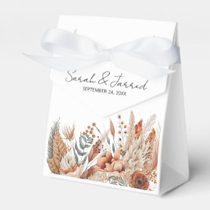 Ballotins Mariage Fleurs de Terracotta Aquarelle