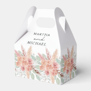 Ballotins Mariage floral boho minimal