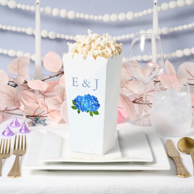 Ballotins Mariage Floral Hydrangea Bleu (Mariage)