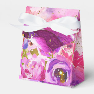Ballotins Mariage Floral Vibrant de Rose et Violet