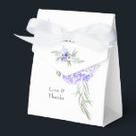 Ballotins Mariage Floral Violet Pastel<br><div class="desc">Boîtes de cadeaux de mariage florales d'anémones de teintes violettes pastel.</div>