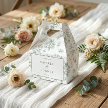 Mariage français floral victorien vert sauge vinta