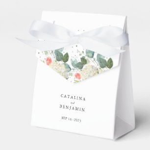 Ballotins Mariage géométrique couleur Aquarelle rose rose