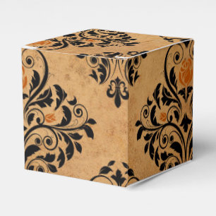 Ballotins Mariage gothique noir et cuivre vintage