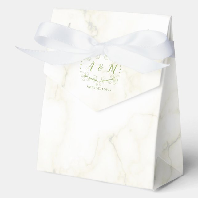 Ballotins Mariage Green Chic (Recto)