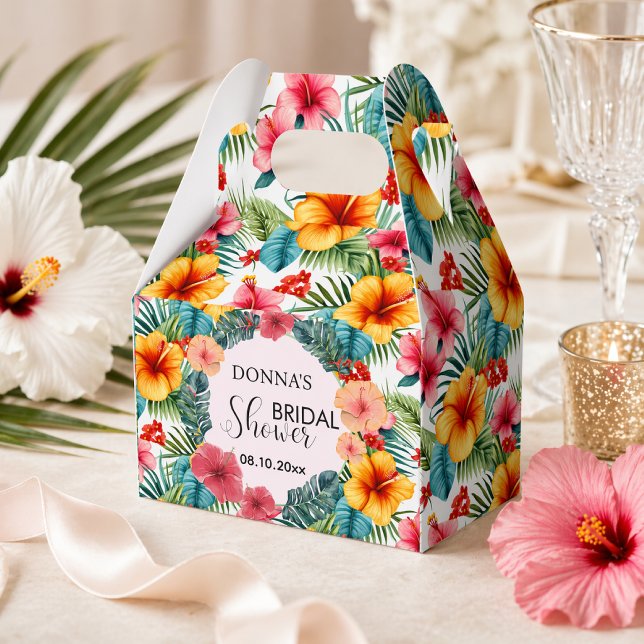 Ballotins Mariage Hawaïen Fleurs Exotiques (Créateur téléchargé)