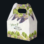 Ballotins Mariage Jardin Méditerranéen Vigne Raisin<br><div class="desc">Raisins nichés dans des feuilles vertes.</div>