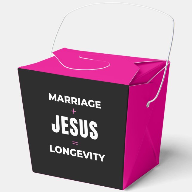 Ballotins Mariage + Jésus = Longévité (Recto)