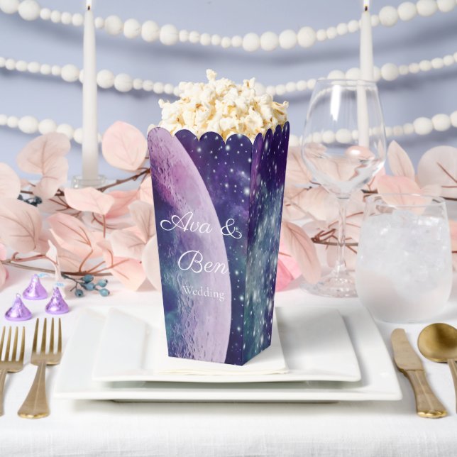 Ballotins Mariage Lune Galaxie Violet Céleste  (Mariage)