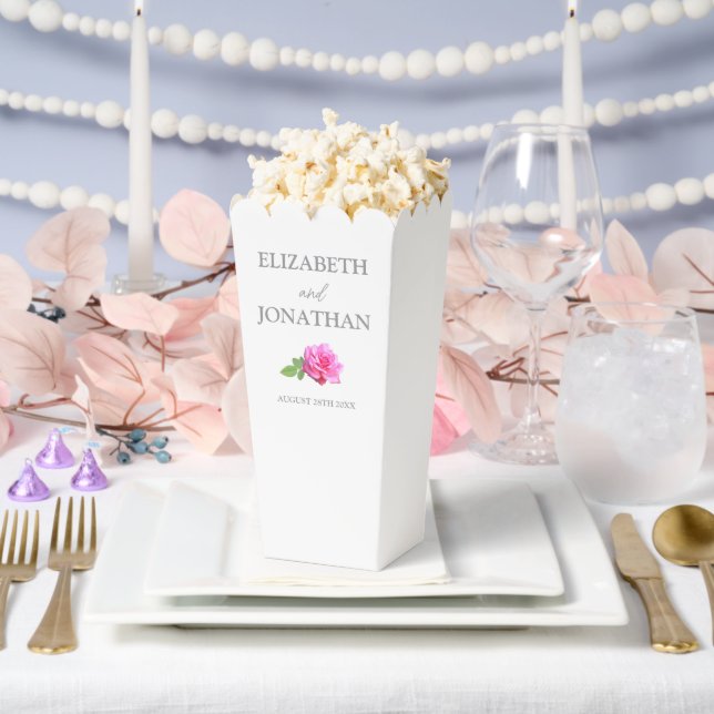 Ballotins Mariage Minimaliste Classique Rose Rose (Mariage)
