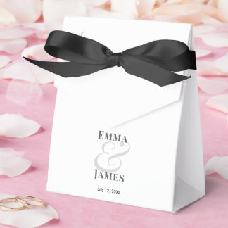 Ballotins Mariage Minimaliste Esperluette | Noms personnalis