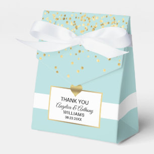 Ballotins Mariage Mint Green Sage White Gold Heart