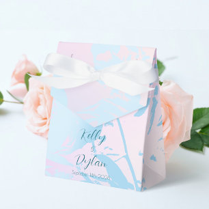 Ballotins Mariage Moderne Abstrait Pastel