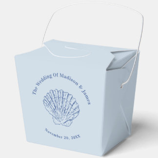 Ballotins Mariage Moderne Côtier Bleu Poussiéreux