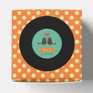 Ballotins Mariage moderne Retro Vinyl Record