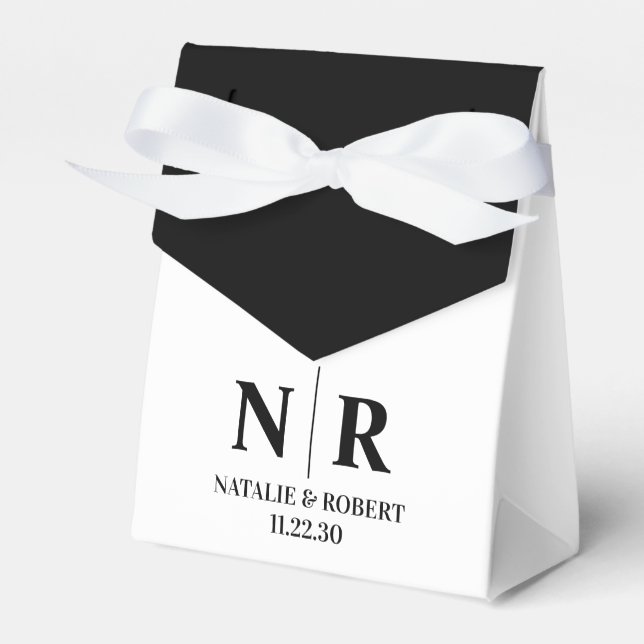 Ballotins Mariage Monogramme Initiales De Mariée Et De Salle (Verso)